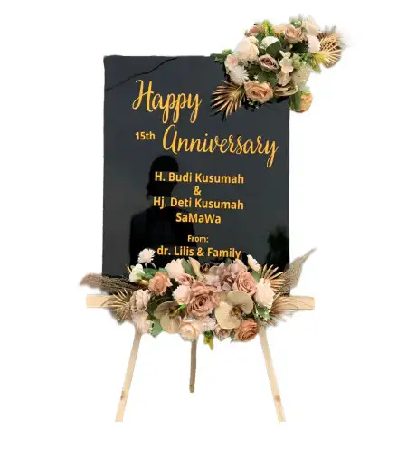 Papan Bunga Akrilik Ngasem