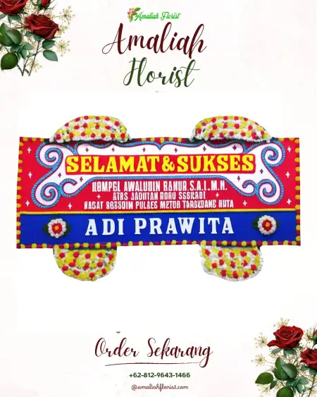 Papan Bunga Ucapan Selamat Ngasem