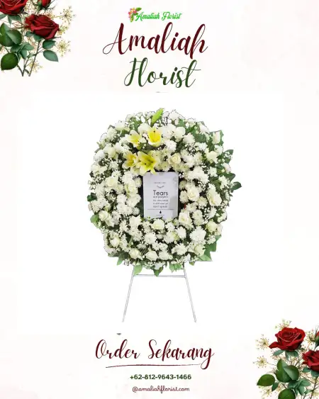 Krans Bunga Duka Ngasem